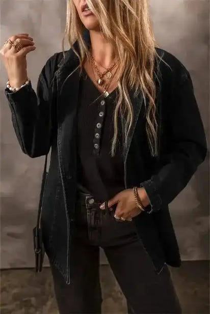 Casual Elegance Denim Jacket