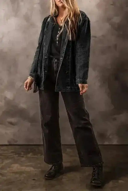 Casual Elegance Denim Jacket