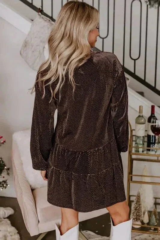 Velvet Visions Shift Dress
