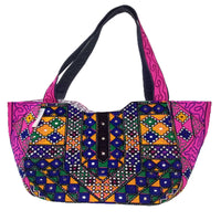 Handmade Antique Deep Cerise Tote Bag-0