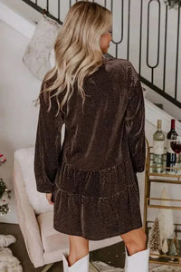 Velvet Visions Shift Dress